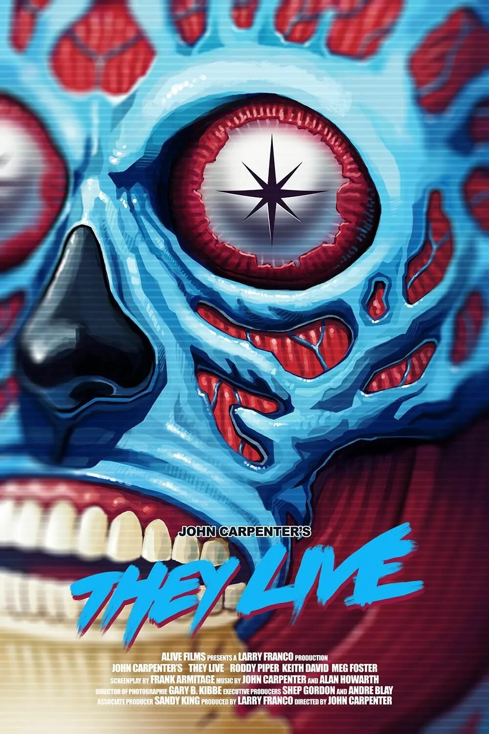 They lives или they live. Постер они живут. They Live 1988.