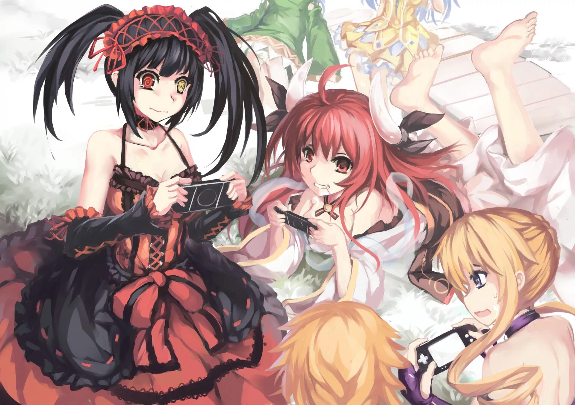 Date art. Date a Live мультсериал. Рандеву с жизнью. Ёшино и Куруми. Аниме Рандеву с жизнью Ёшино и Куруми.