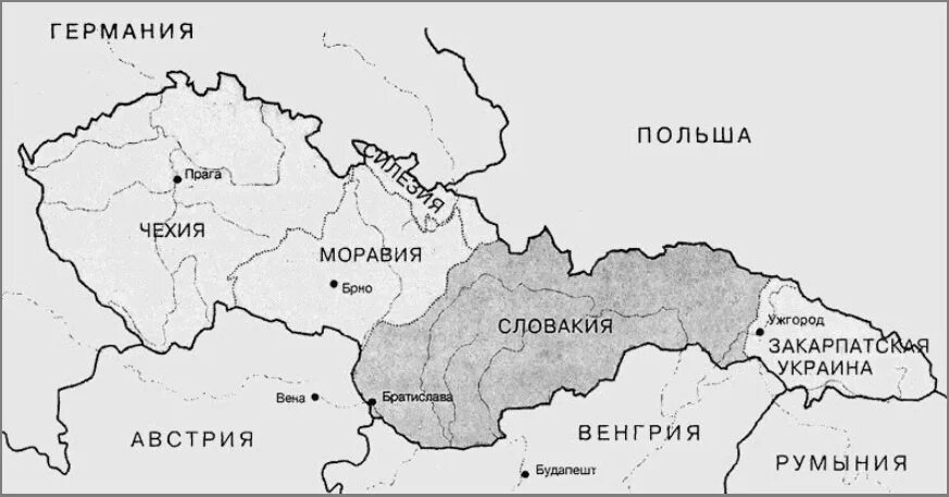 Страны бывшей чехословакии. Чехословакия во второй мировой войне карта. Словакия 1938-1945. Границы Чехии 1938. Словакия 1939 карта.