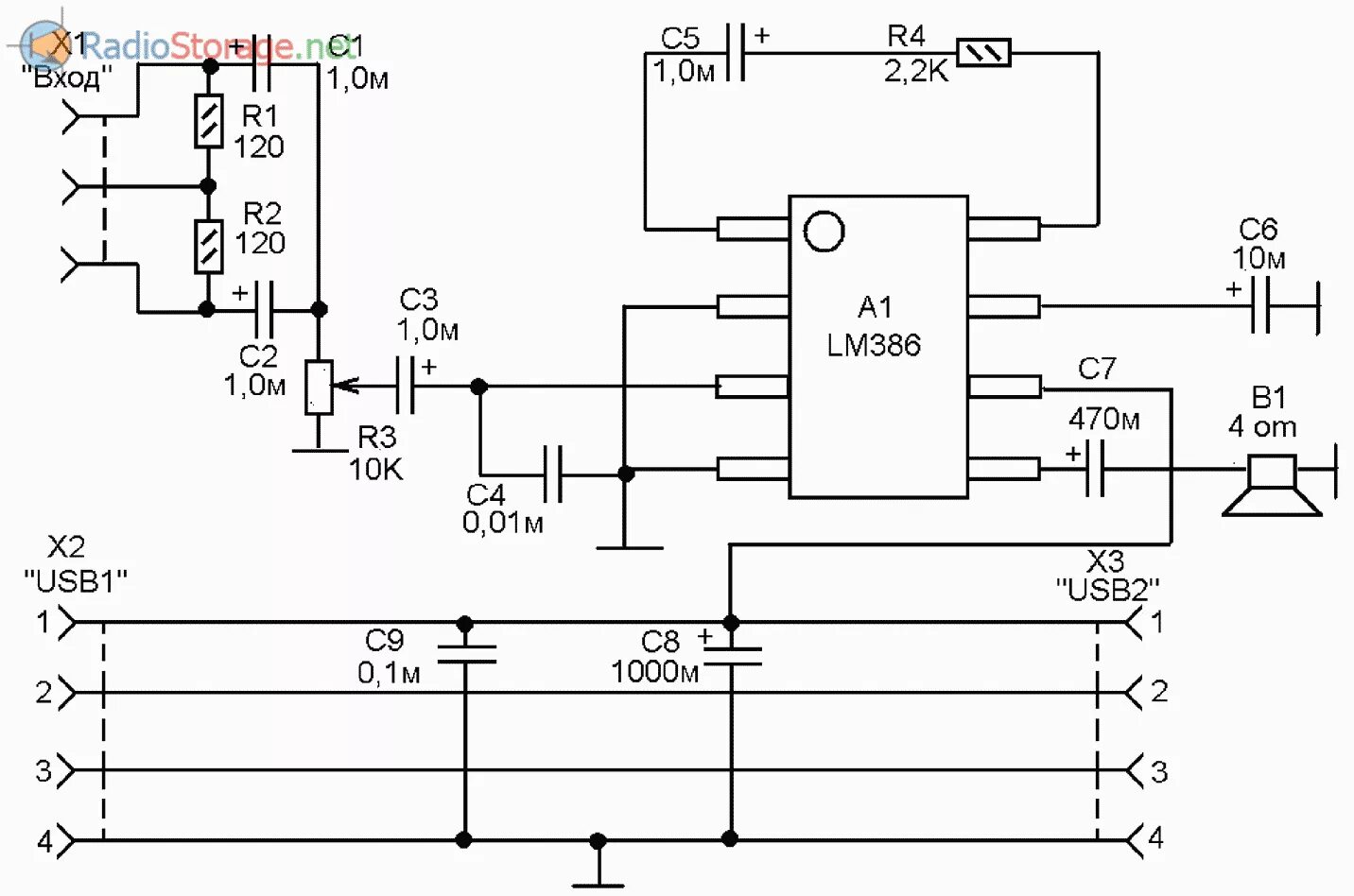 Схема USB проигрывателя. Принципиальная схема USB колонок. Принципиальная схема USB флешки. Усилитель звука с питанием от USB 5в схема.