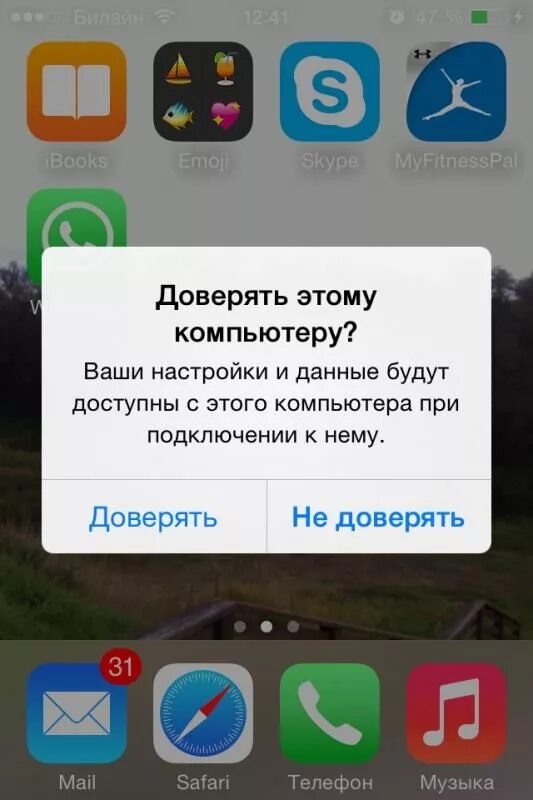 Айфон доверять этому компьютеру. Доверять компьютеру iphone. Доверять на айфоне. Доверять этому компьютеру iphone не появляется.