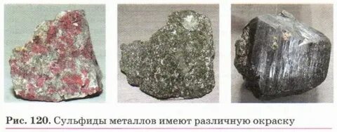 Какие сульфиды черные