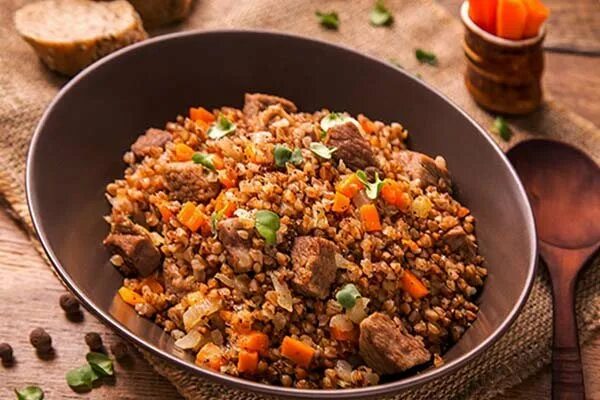 Рецепт гречки с курицей в казане