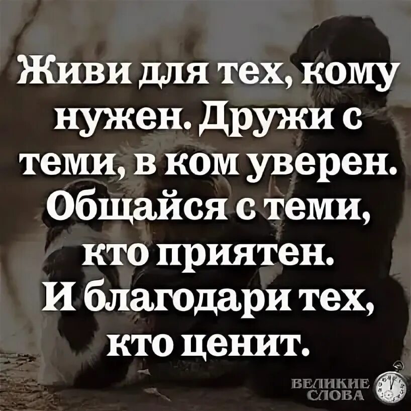 Как много быть кому то нужным. Жить нужно для тех кому ты нужен. живи для тех кому.
