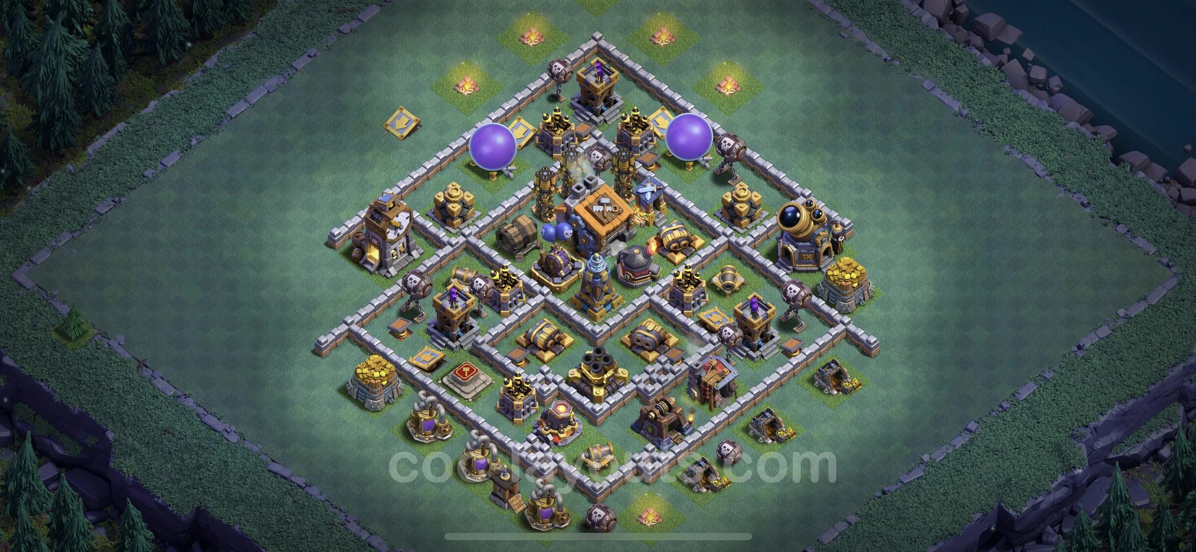 7 тх строителя. Деревня строителя 9 тх. clash of clans деревня строителя 9 тх. база для 6 тх в деревне строителя непобедимая. деревня строителя 1 тх.