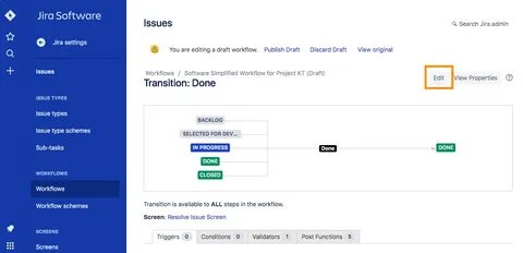 Jira issue
