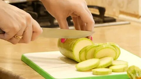 Slicing vegetables