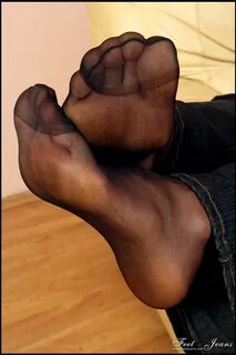 Foot nylon видео