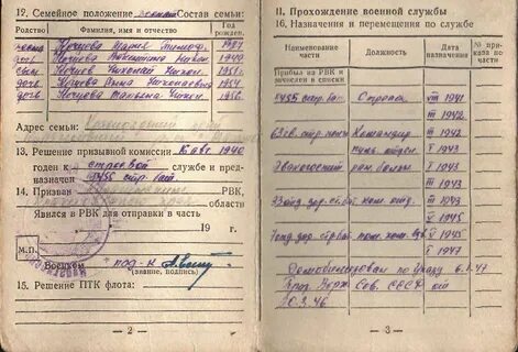 Изменение семейного положения