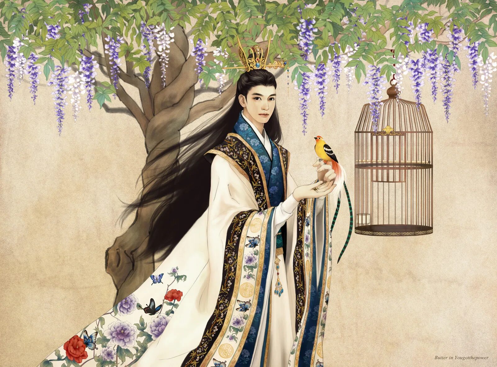 Китайская принцесса Вэньчэн. Китайская живопись люди Ханьфу. Императрица Гэммэй. Древняя китаянка.