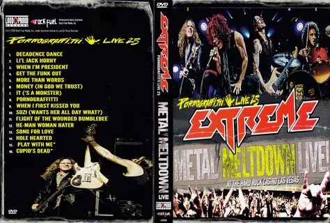 Extreme - Pornograffitti Live 25 (2017) - front.