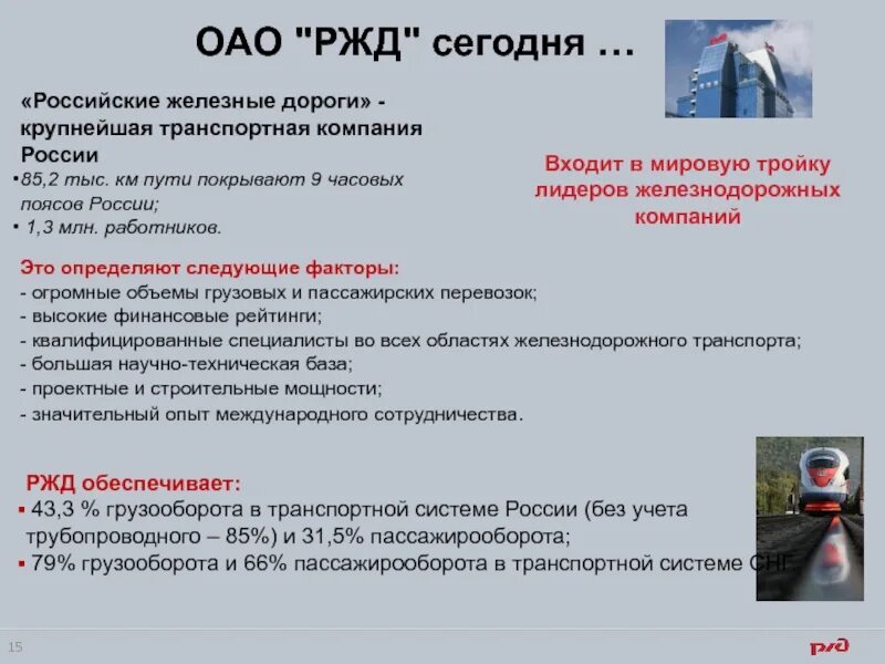 Что определено приказом на дистанциях сдо ржд. ОАО РЖД. Организация ОАО РЖД. Акционерное общество РЖД. РЖД презентация.