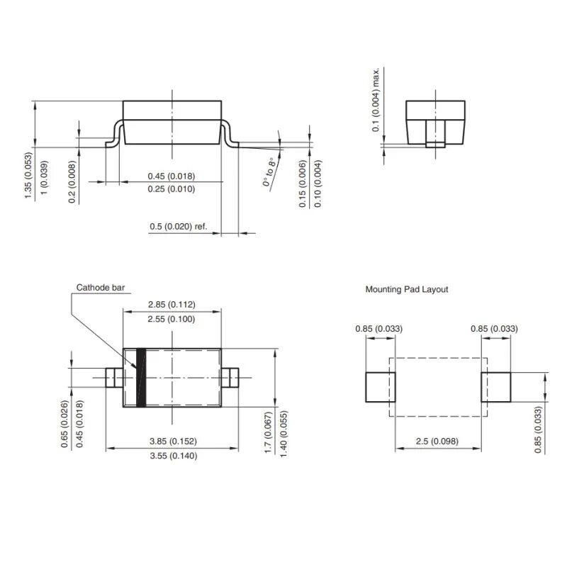 Диод datasheet. 1n5819 SMD диод Шоттки SOD-123. Ss54 диод. Диод Шоттки s4 SMD. Sd103 Diode.