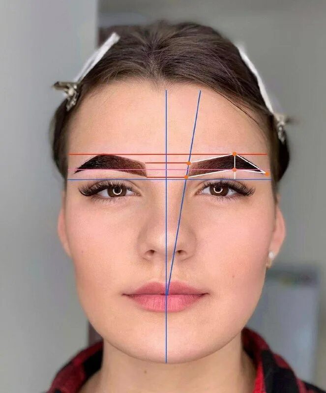 Золотое сечение в архитектуре бровей. Как сделать симметричные брови. Разметка бровей. Как сделать симметричные брови. Архитектура бровей разметка нитью.