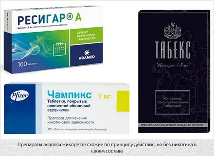 Аналог никотиновой