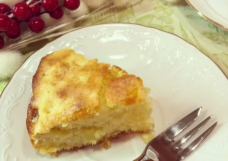 Вкусный пирог с творожного теста