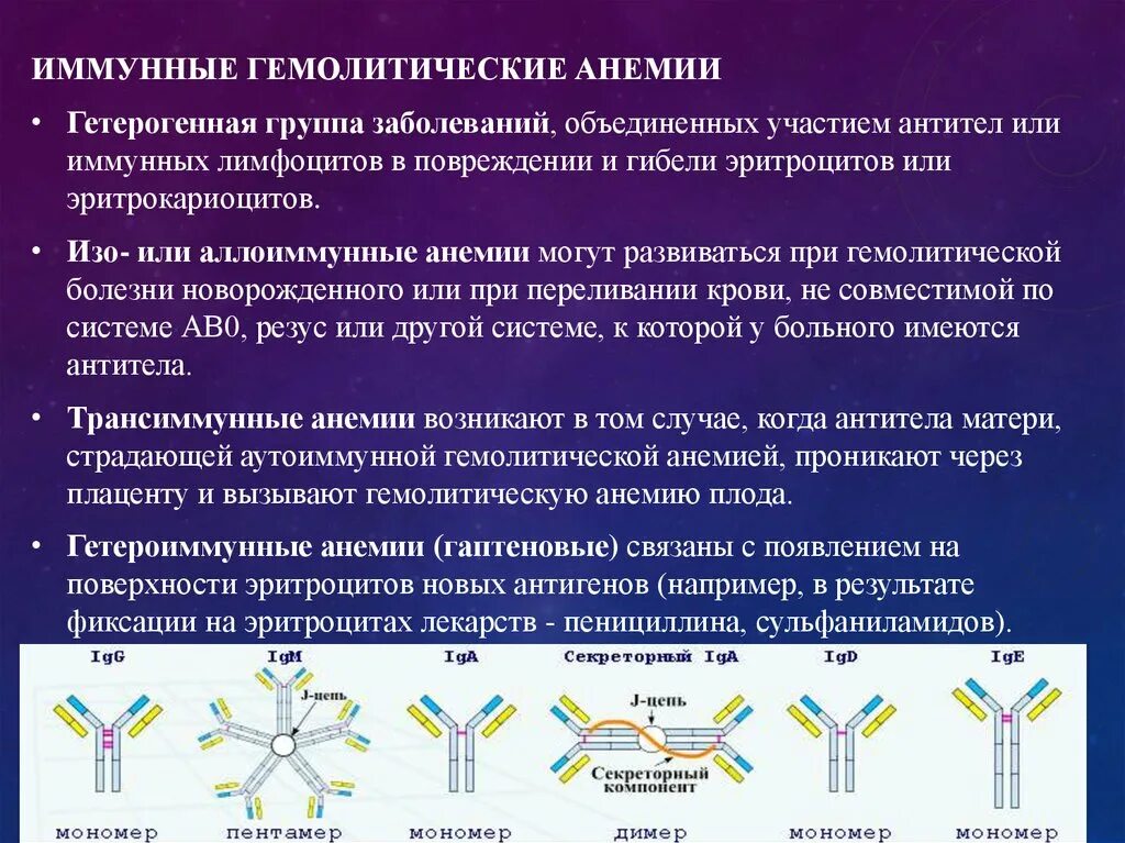 Иммунные антитела 1 4. Аллоиммунные гемолитические заболевания. Иммунная гемолитическая анемия. Иммунные антитела. Изоиммунные гемолитические анемии.