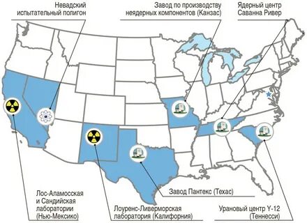 Сша места производства