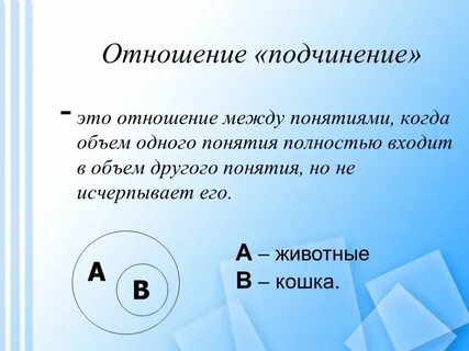 Подчинение это