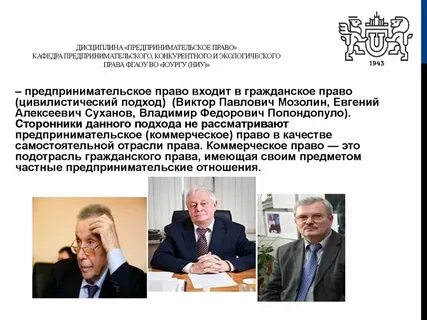 Дисциплины предпринимательства