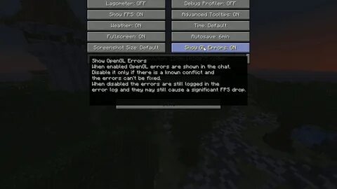 Майнкрафт ошибка opengl