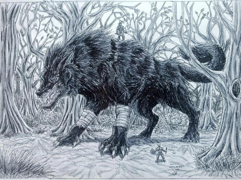 Волк съел луну