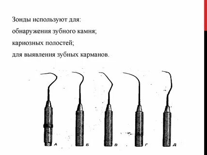 Использование зонда