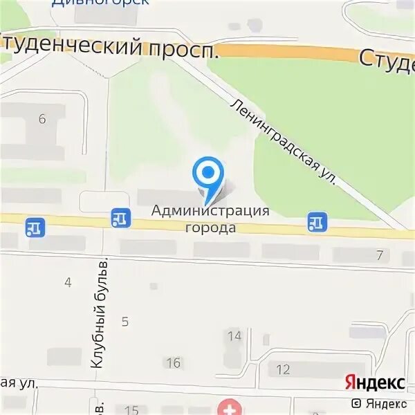 Комсомола 2 карта