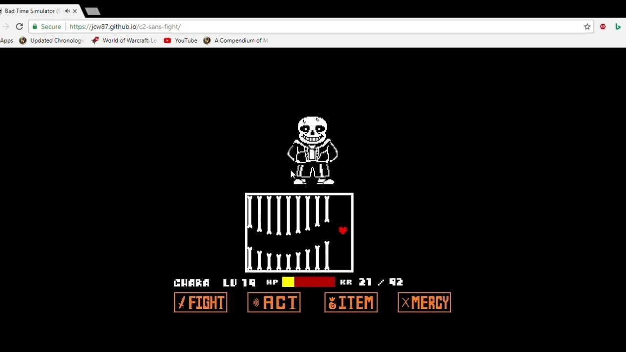 Bad sans simulator