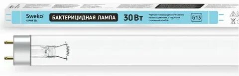 Лампа бактерицидная t8 uvc 30w