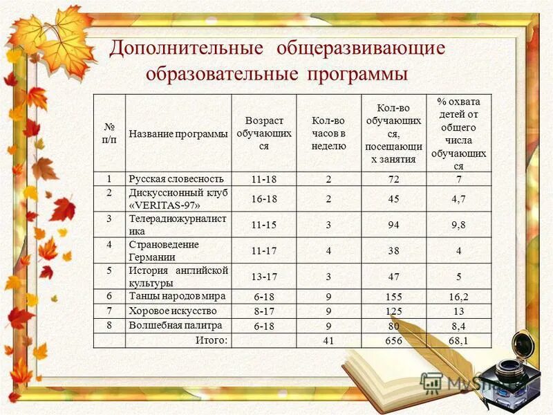 Дополнительная общеразвивающая программа художественной направленности