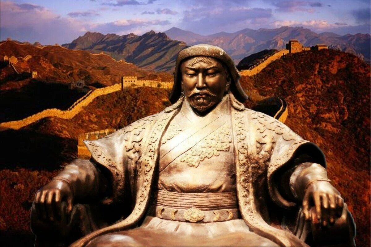 Чингис Хан. Монгольский Хан Темучин. Хана основал