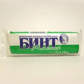 Бинт марлевый медицинский нестерильный 7 14