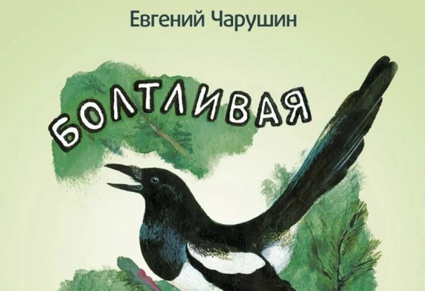 Чарушин е. "болтливая сорока". Болтливая сорока книга. Чарушин болтливая сорока