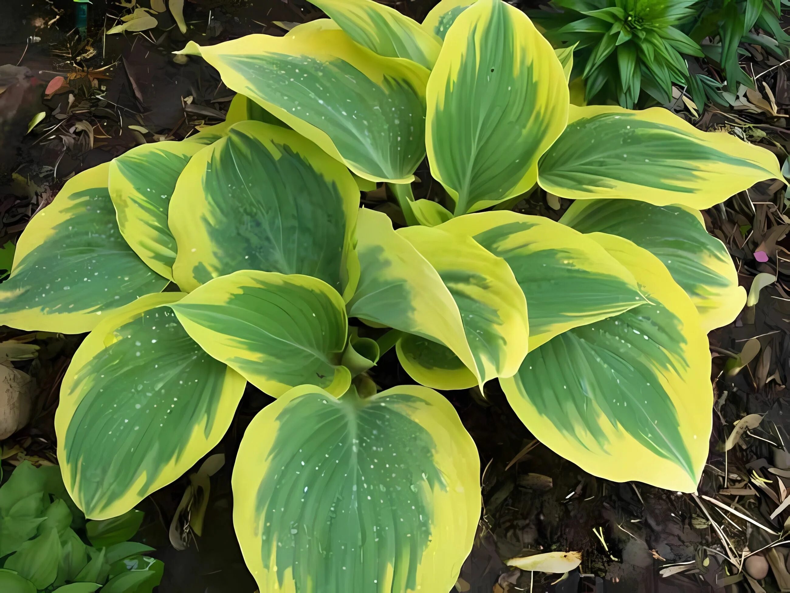Hosta Vanilla Cream Hostas, Hosta varieties, Heuchera