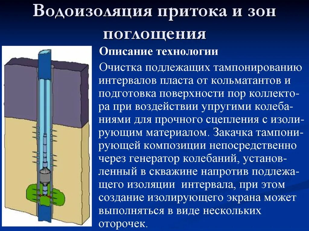 Водоизоляция скважин. Поглощения бурового раствора в скважине. Приток и поглощение скважины. Водоизоляция газовых скважин.