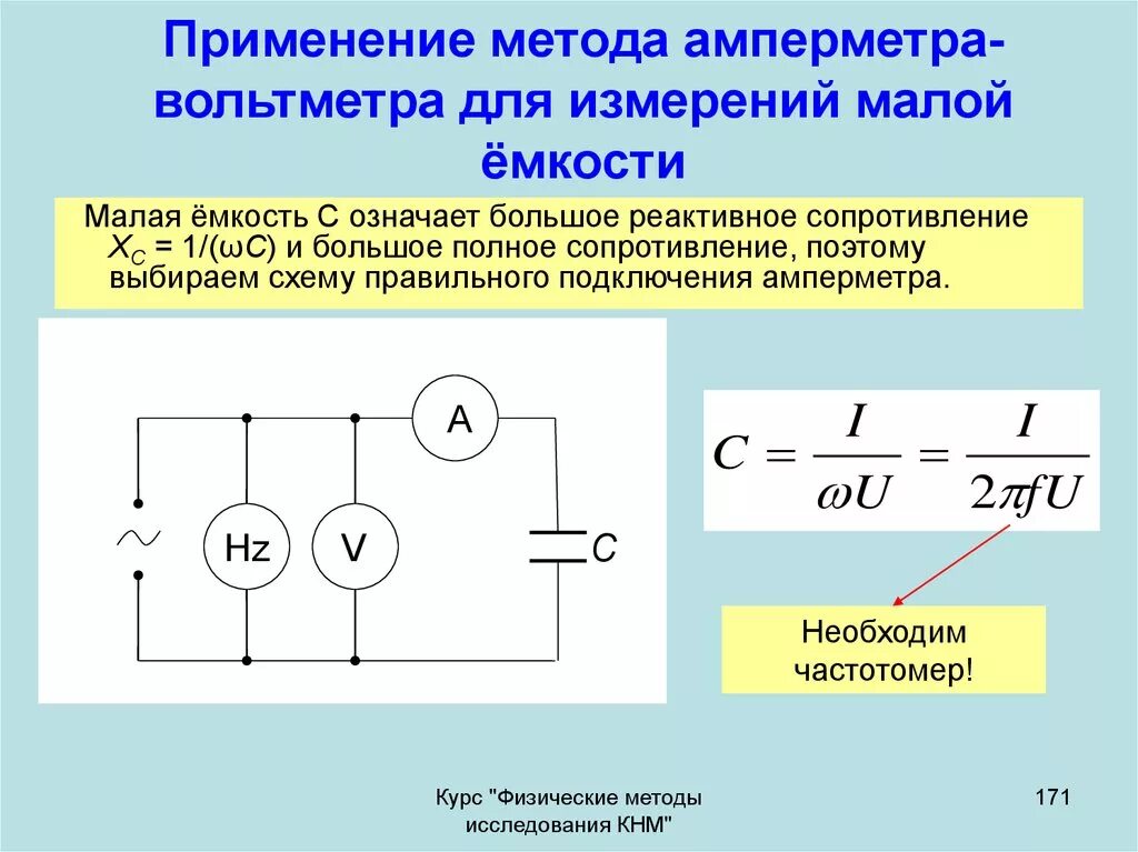Цепь с ампепметррм и вольт метррм. Измерение емкости методом амперметра и вольтметра. Схема включения амперметра вольтметра и омметра. Измерение емкости конденсаторов методом амперметра и вольтметра. Формула идеального амперметра