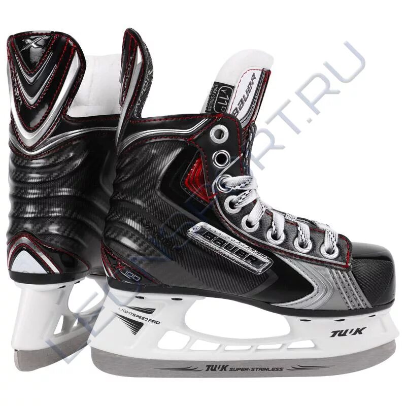 Коньки хоккейные Bauer x100le. Коньки Bauer Vapor x100. Хоккейные коньки Bauer Vapor x 100. Коньки Bauer Vapor x.