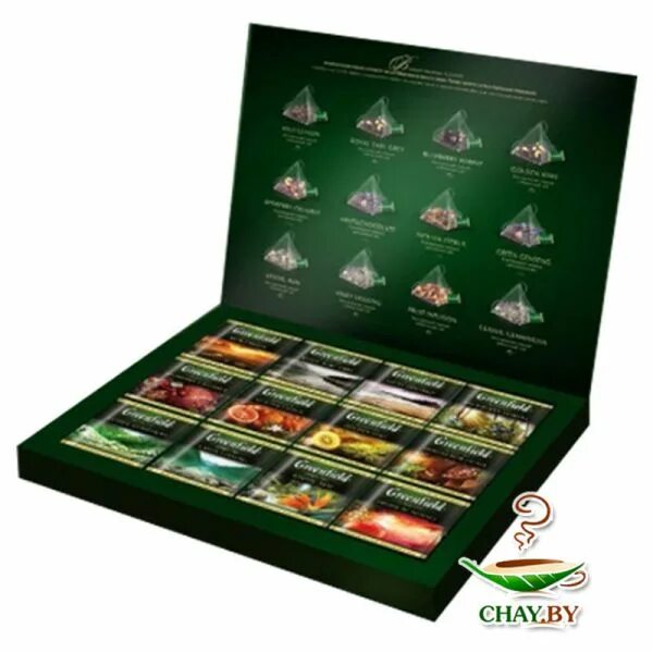 Greenfield collection. Гринфилд Pyramid Tea collection. Гринфилд набор 12 вкусов. Чай Гринфилд набор пирамидки. Набор чаев Гринфилд 30.