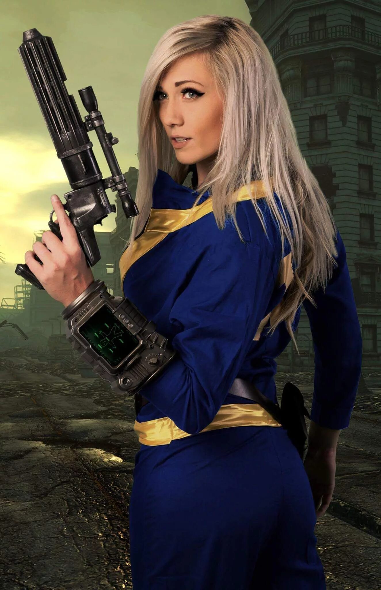 Fallout девушки. Косплей фоллаут 4 девушка. фоллаут 4 vault girl косплей. fallout 3 косплей. lindsay elyse косплей фоллаут.