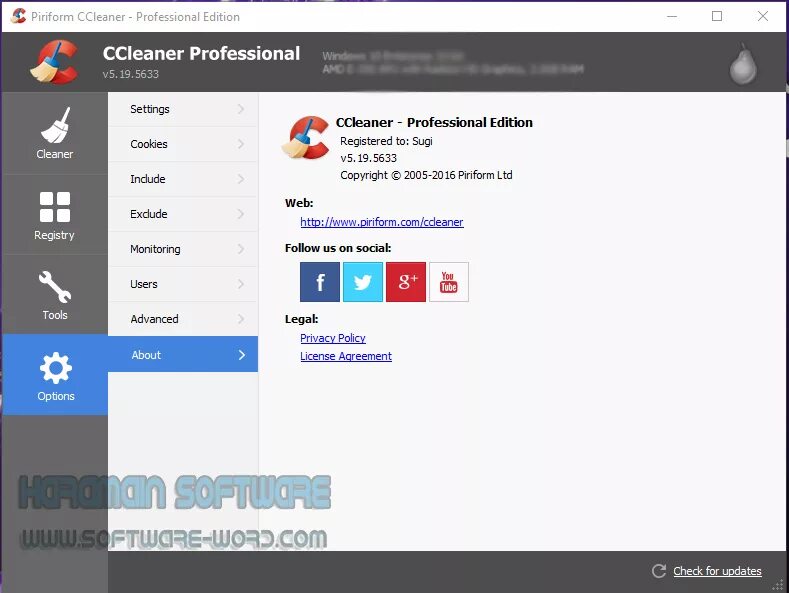 Ccleaner для windows ключи. Ccleaner для windows ключи