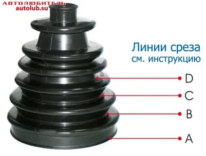 Разборный пыльник шруса ваз