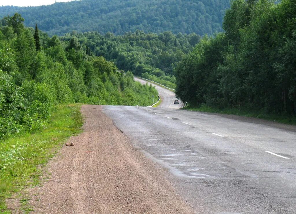дорожная фоточка / Средний Урал, Свердловская область, кусочек дороги Екатеринбу