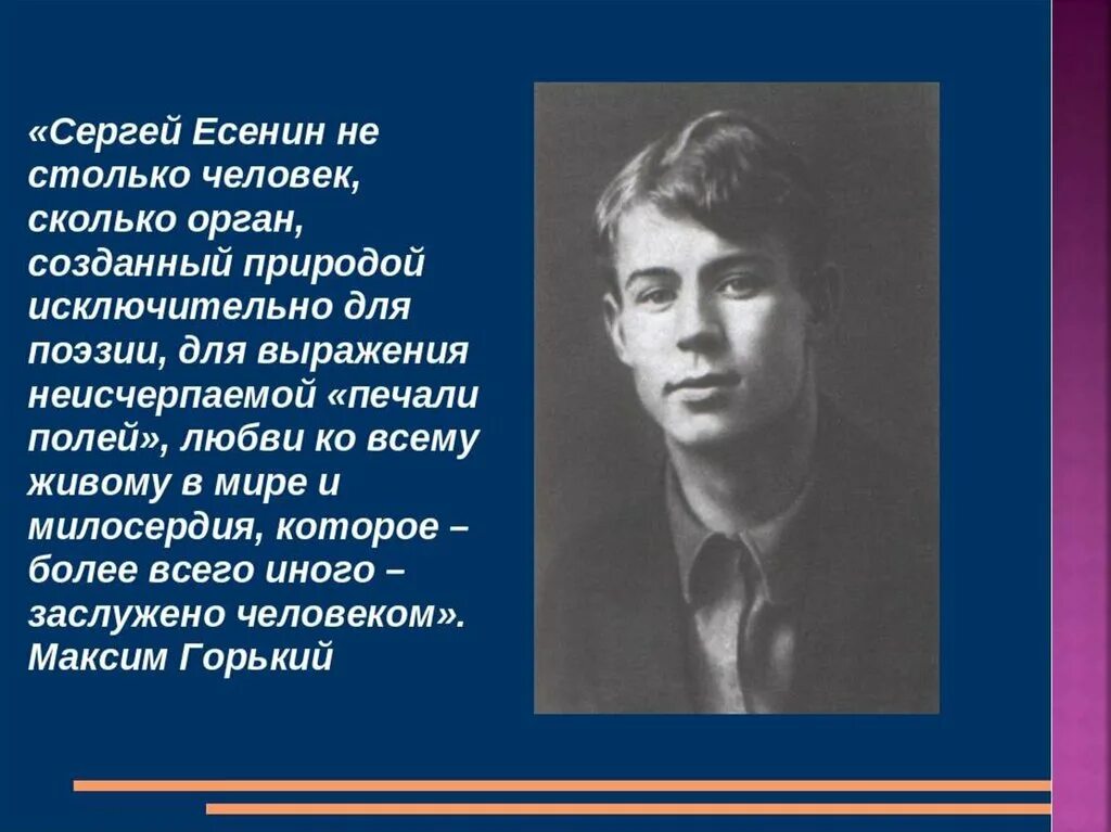 Правда что есенин был. Годы жизни Есенина Сергея.