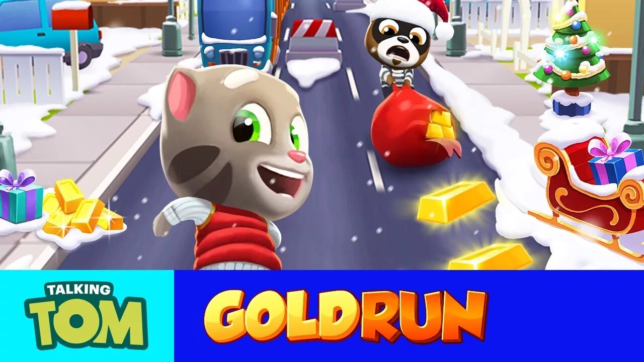 Talking tom gold run mod. Talking том Gold Run. Tom Gold Run 2. Том за золотом новый год. Том бег за золотом Новогодняя ..