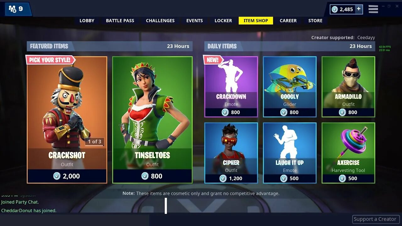 Item shop s. Шифровальщица ФОРТНАЙТ. Fortnite Lobby. Lobby Battle Royal.