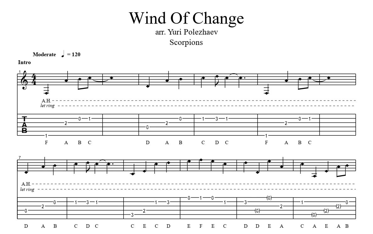 Wind of change Ноты для гитары. Табулатура скорпионс. Скорпионс Ноты для гитары. Scorpions Wind of change табы для гитары.