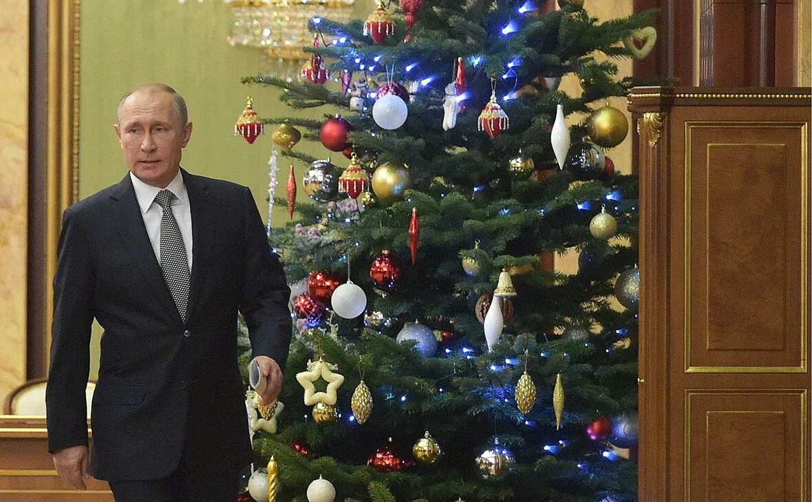 Президентский новый год. Новогодняя елка с Путиным.