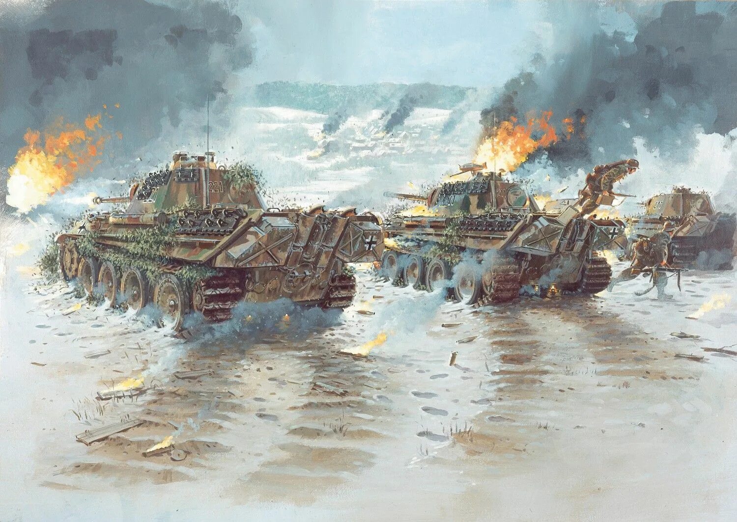 Вторая мировая битва под. Битва танков ww2. говард геррард. танковые сражения второй мировой.