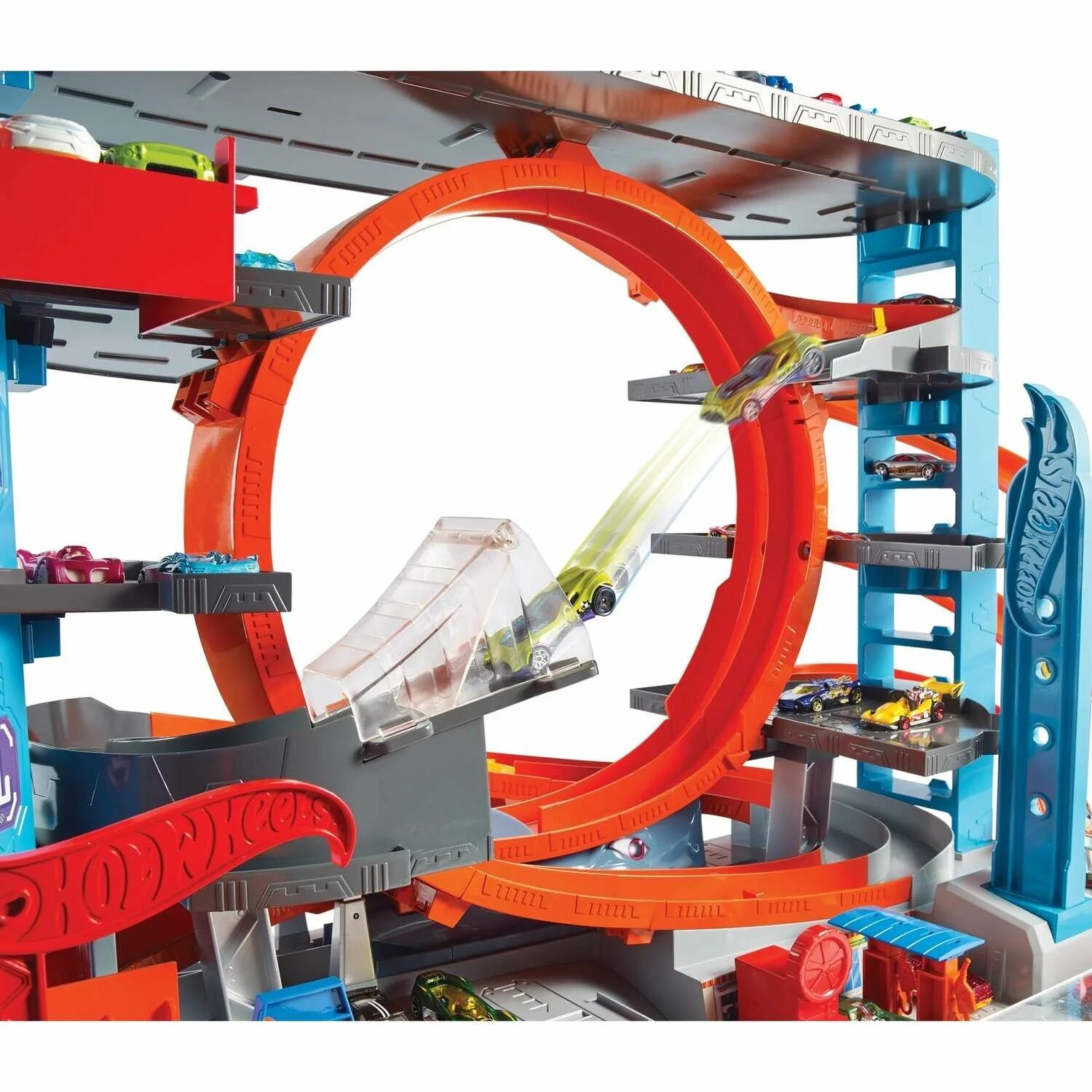 Гараже вилс. Гараж хот Вилс ftb69. Трек hot Wheels City hw Ultimate Garage ftb69. Mattel hot Wheels ftb69 хот Вилс Сити невообразимый гараж. Хот Вилс мега гараж.